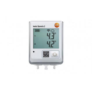 Продать testo Saveris 2-T2 - testo Saveris 2-T2 - WiFi-логгер данных температуры c 2-мя разъёмами для внешних зондов NTC или дверных контактов