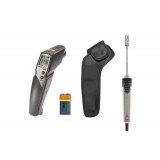 Комплект testo 830-T4 - Инфракрасный термометр и поверхностный зонд с подпружиненной термопарой Комплект testo 830-T4 - Инфракрасный термометр и поверхностный зонд с подпружиненной термопарой